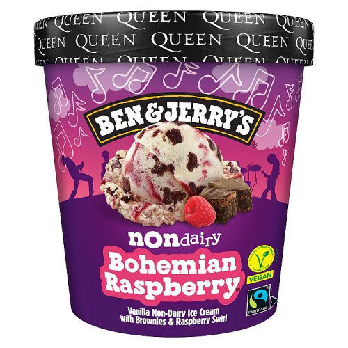 BEN & JERRYS DAIRY FREE BOHEMIAN RASPBERRY pack shot