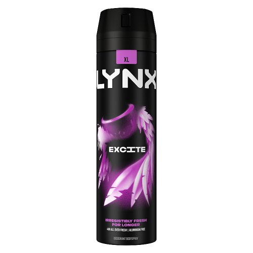 Lynx Body Spray 200ml Excite pack shot