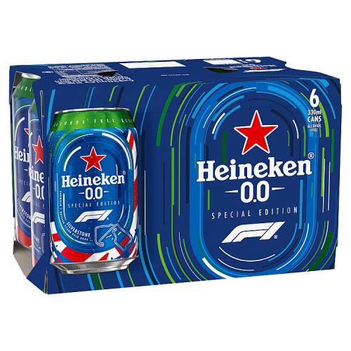 Heineken Can - 0% 6pk (6 x 330ml) pack shot