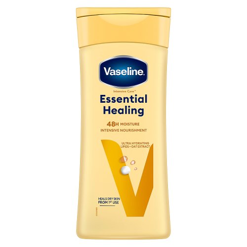 Vaseline Essential Healing Lotion 200ml pack shot