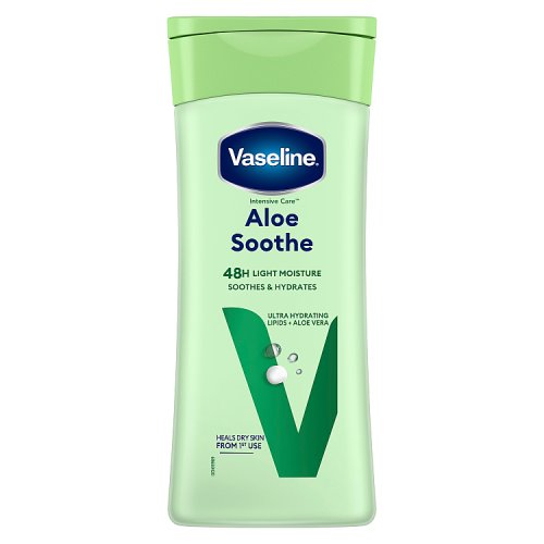 Vaseline Body Lotion Aloe Soothe 200ml pack shot