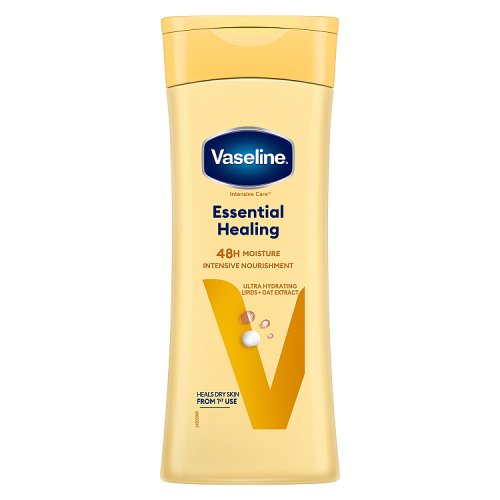 Vaseline Body Lotion Essential Healing 400ml pack shot