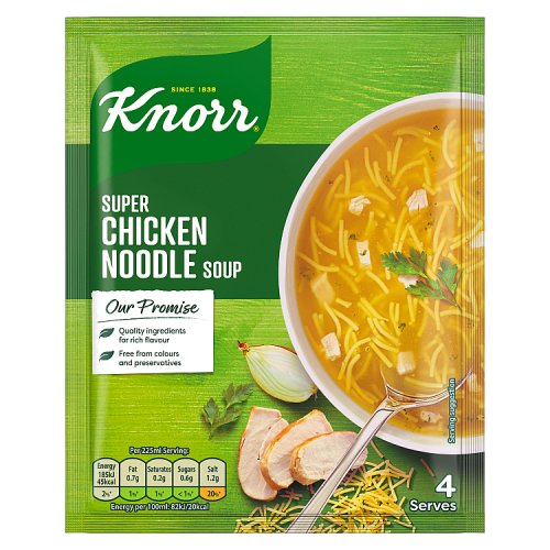 Knorr Dry Soup Chicken Noodle 12x51g pack shot