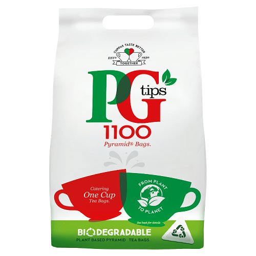 PG Tips Pyramid Tea Bags (1100) pack shot