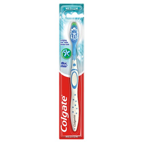 Colgate Toothbrush Max White Medium 1s pack shot