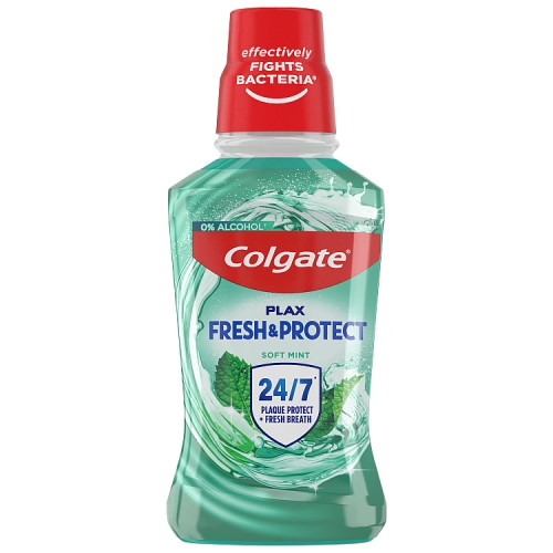 Colgate Mouth Rinse Plax 250ml Soft Green pack shot