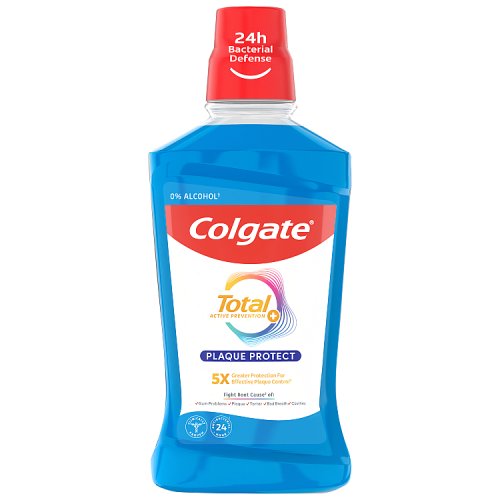 Colgate Mouth Rinse Total 500ml Blue pack shot