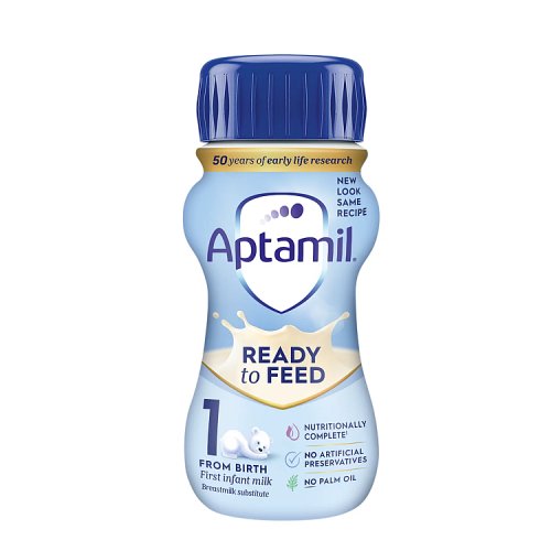 Aptamil First Infant RTF Milk Liquid STAGE 1 (0-6 months) pack shot