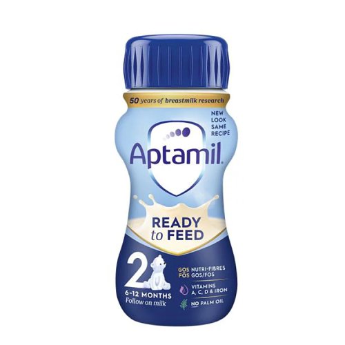 Aptamil Follow On RTF Milk Liquid STAGE 2 (6-12 months) pack shot