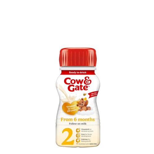 Cow & Gate Follow On RTF Milk Liquid STAGE 2 (6-12 months) pack shot