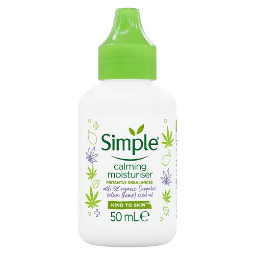 Simple Moisturiser Calming With Hemp Seed Oil 50ml pack shot