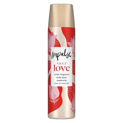 Impulse Body Spray True Love 75ml pack shot