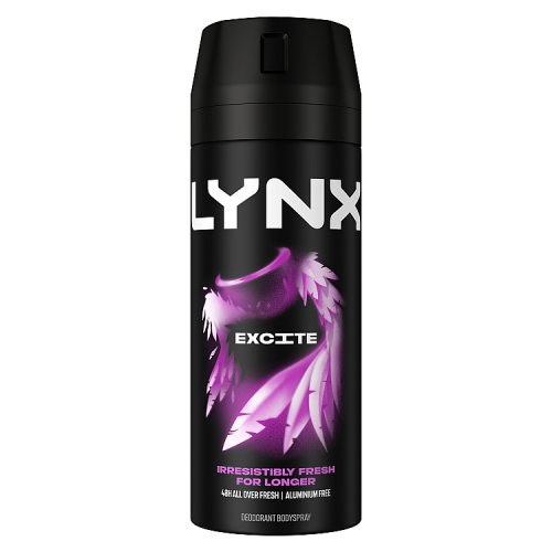 Lynx Deodorant Body Spray Excite 150ml pack shot