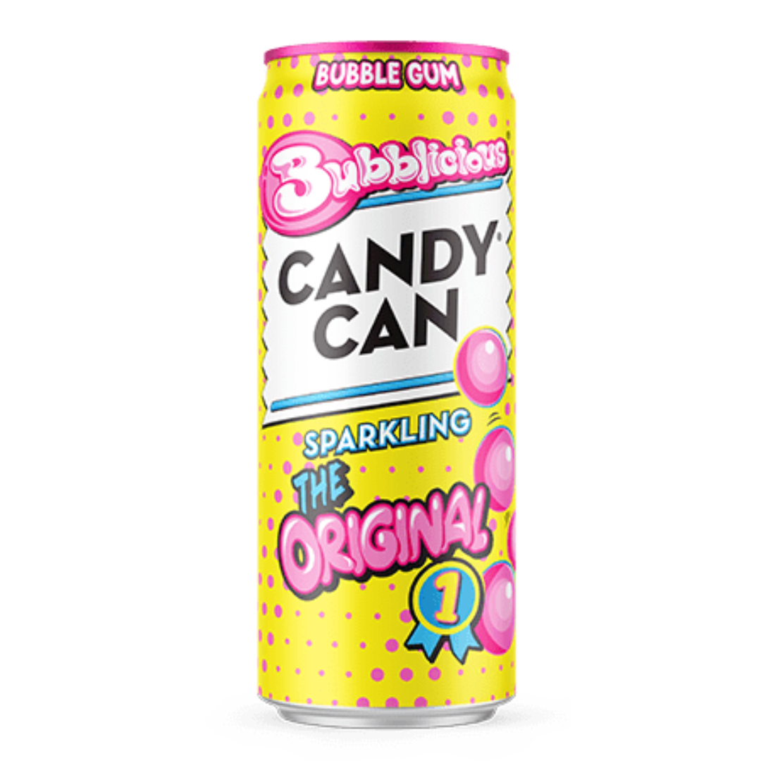 Candy Can Bubblicious 330ml pack shot
