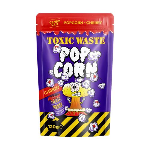 Toxic Waste Cherry Popcorn 120g pack shot
