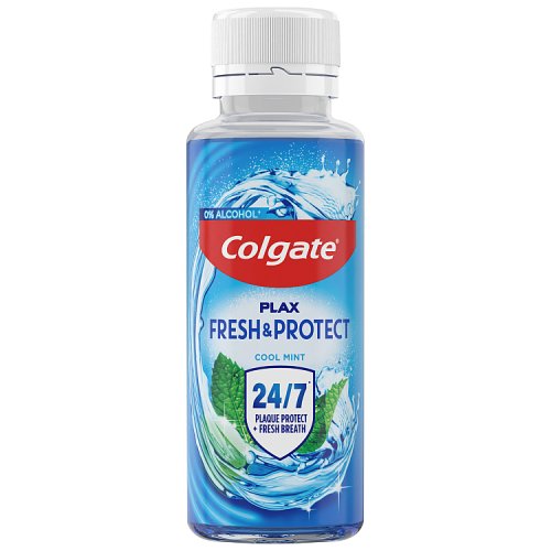 Colgate Mouth Rinse Plax Cool Mint Travel 100ml pack shot