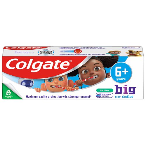 Colgate Toothpaste Kids Mild Mint 6+ 50ml pack shot