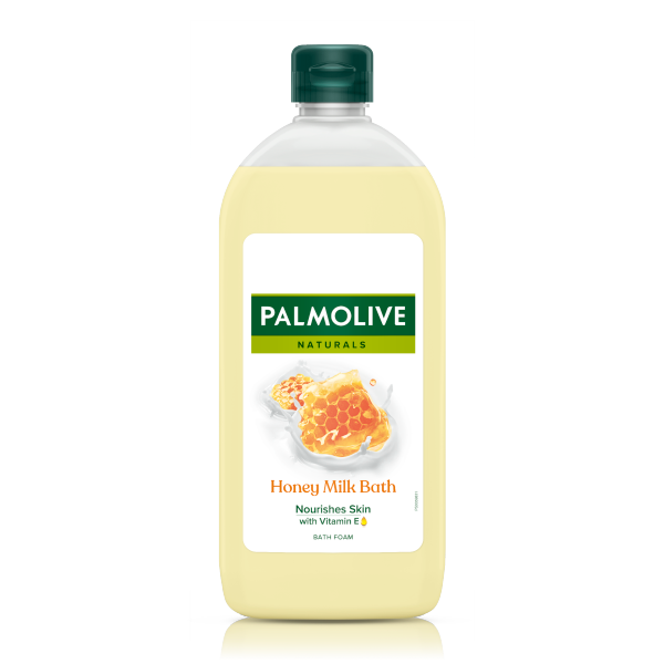 Palmolive Bath Foam Milk Honey 750ml pack shot