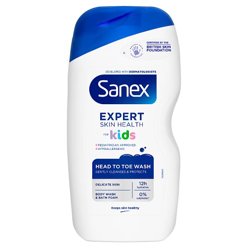 Sanex Bath Foam 450ml Dermo Kids pack shot