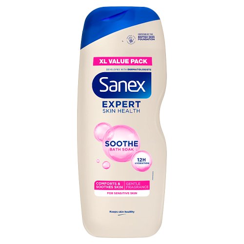 Sanex Bath Foam 570ml Dermo Sensitive pack shot