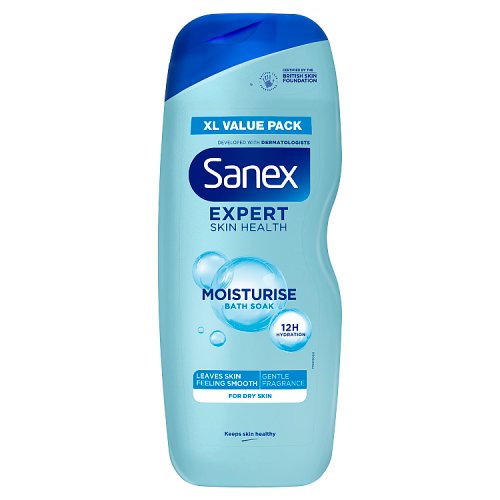 Sanex Bath Foam 570ml Dermo Moisturising pack shot