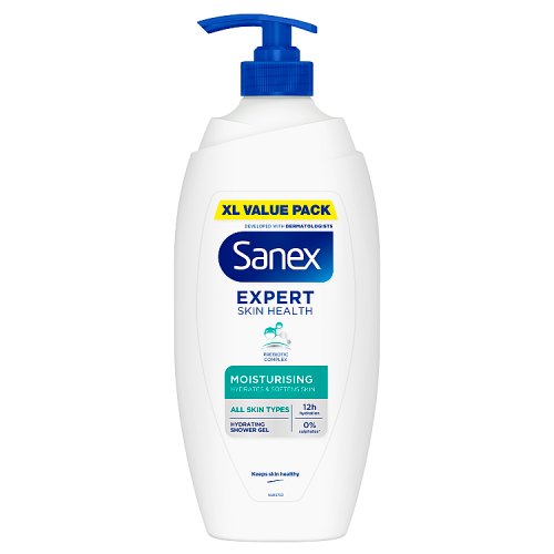 Sanex Shower Gel 720ml Dermo Moist MB with Pump pack shot