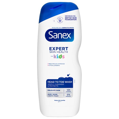 Sanex Bath Foam 570ml Dermo Kids MB pack shot
