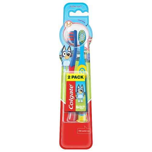 Colgate Toothbrush Bluey 2-5 2pk pack shot