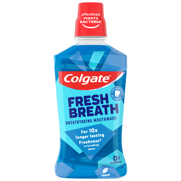Colgate Mouth Rinse Breathtaking Fresh 500ml pack shot