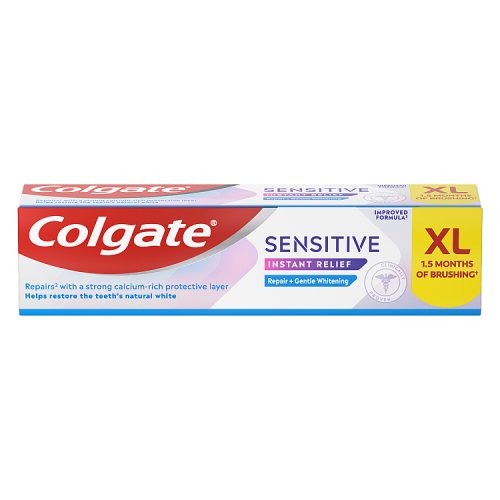 Colgate Toothpaste Sensitive Instant Relief 12x100ml pack shot