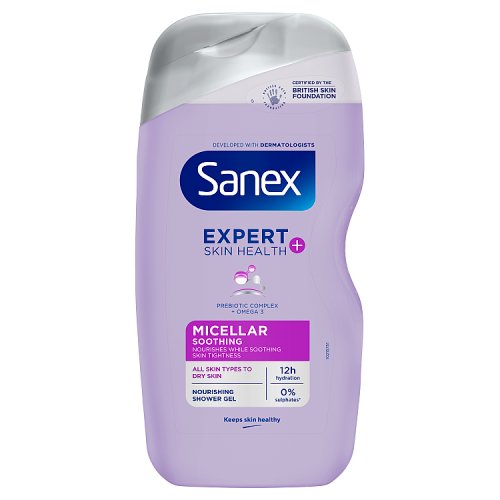 Sanex Shower Gel ESH+ 450ml Soothing pack shot