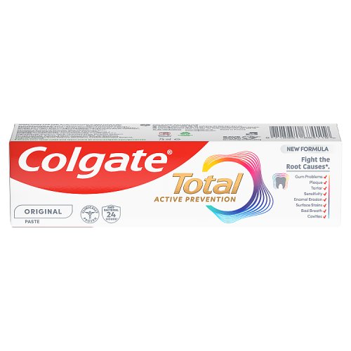 Colgate Toothpaste Total Original 75ml pack shot