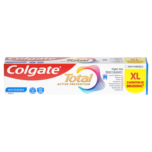 Colgate Toothpaste Total Whitening 125ml pack shot