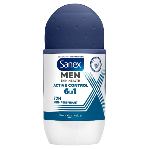 Sanex Deo Roll On Men Active 48hr pack shot