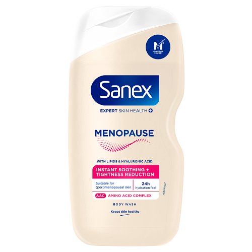 Sanex Shower Gel ESH+ 450ml Menopause Body Wash pack shot