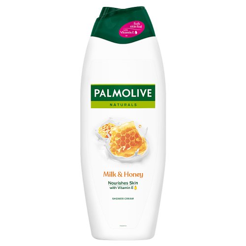Palmolive Shower Gel 600ml Milk & Honey pack shot