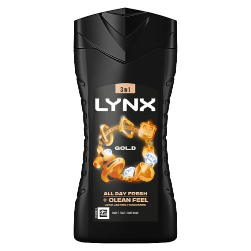 Lynx Shower Gel Gold 225ml pack shot