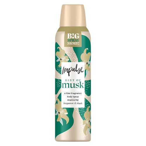 Impulse Body Spray Hint Of Musk 150ml pack shot