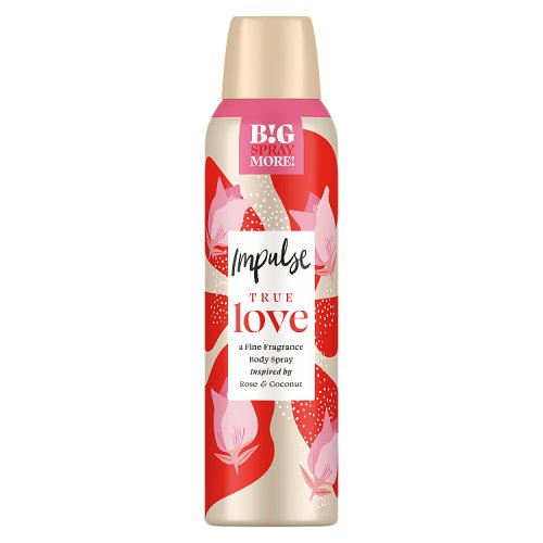 Impulse Body Spray True Love 150ml pack shot