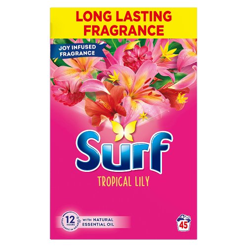 Surf Washing Powder Tropical Lily & Ylang Ylang 45w 2.25kg pack shot