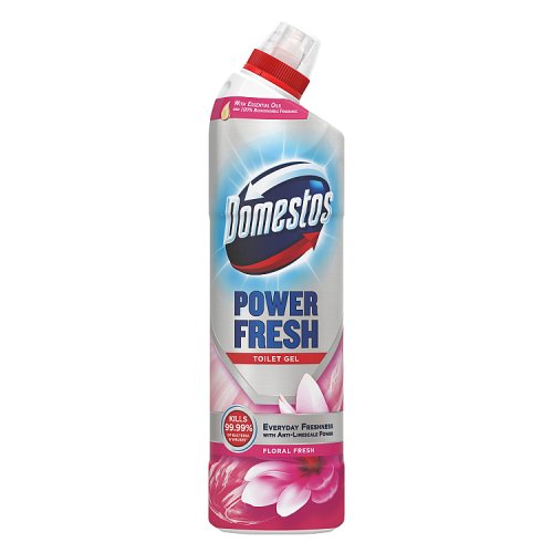 Domestos Toilet Gel Floral 750ml pack shot