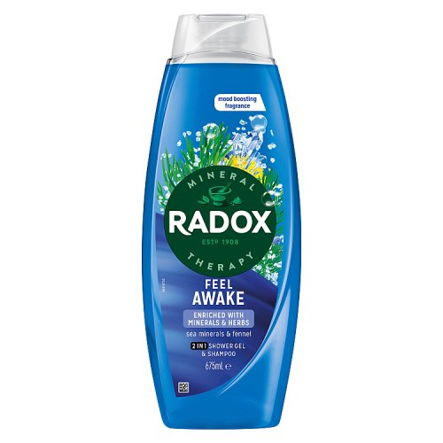 Radox Shower Gel 675ml Feel Awake pack shot