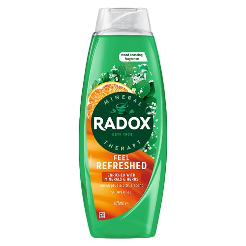 Radox Shower Gel 675ml Feel Refreshed pack shot