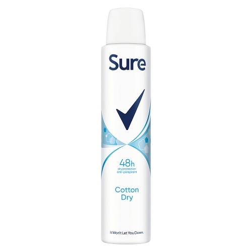 Sure Women APA 200ml Cotton Dry pack shot
