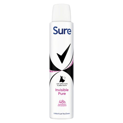 Sure Women APA 200ml Invisible Pure pack shot