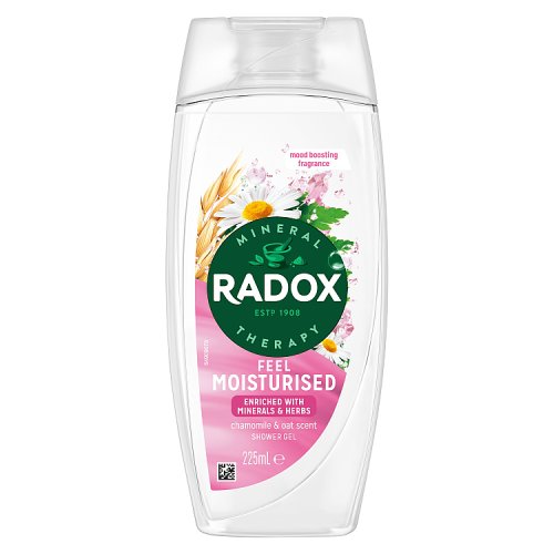 Radox Shower Gel Feel Moisturised 225ml pack shot