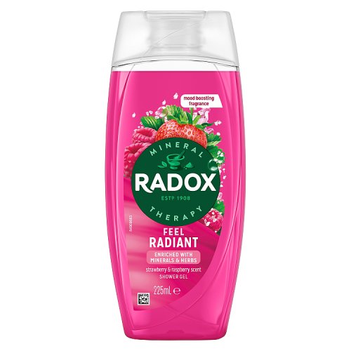 Radox Shower Gel Feel Radiant 225ml pack shot