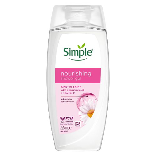Simple Shower Gel Nourishing 225ml pack shot