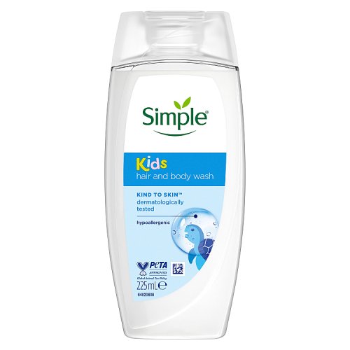 Simple Kids Hair Body Wash 225ml pack shot