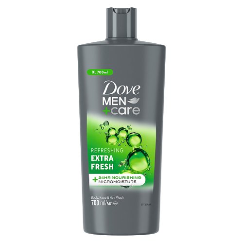 Dove Men Bodywash 700ml Extra Fresh pack shot